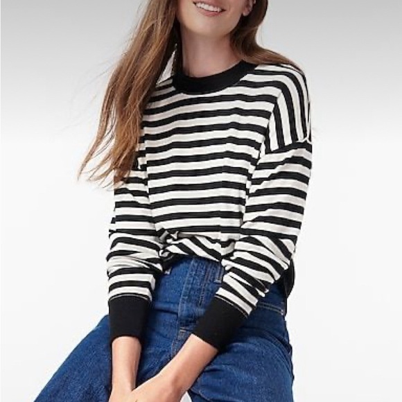 J. Crew Sweaters - J.Crew Supercozy Mockneck Pullover in Stripe